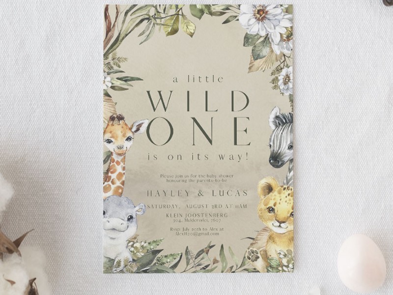 Wild-One-Babyshower-invitation