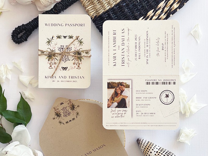 Bali Dream passport invitation