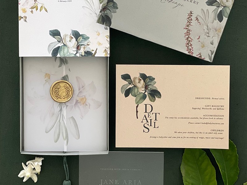 Botanic Organic invitation