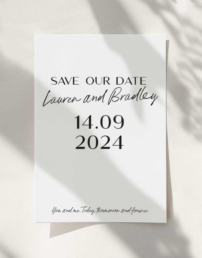 Save the date template 14