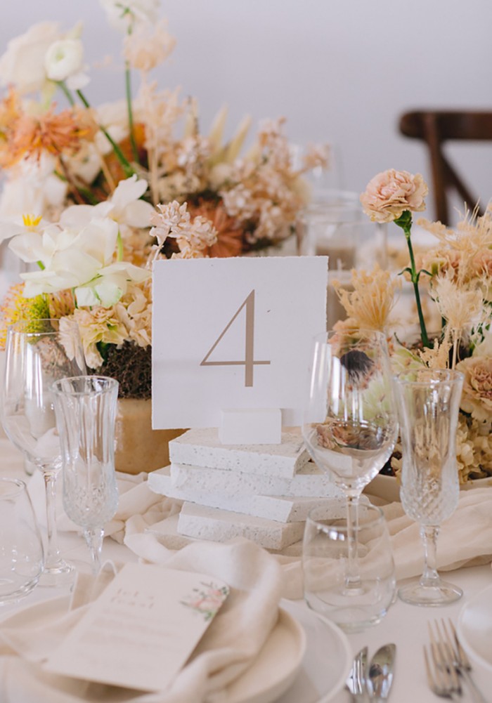 Abby and Michael table numbers 2