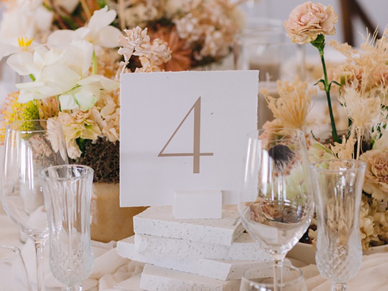 Abby and Michael table numbers 2