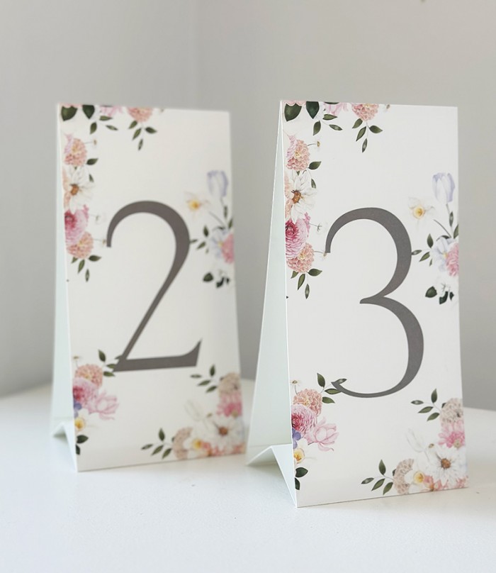 Shahrzad and Lance table numbers