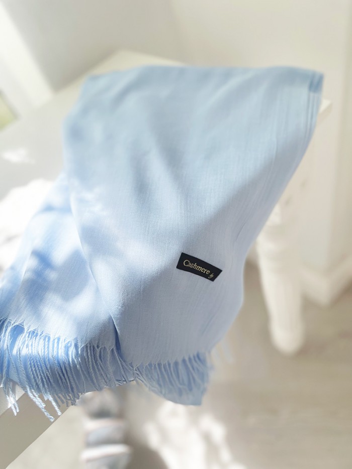 Powder blue pashmina